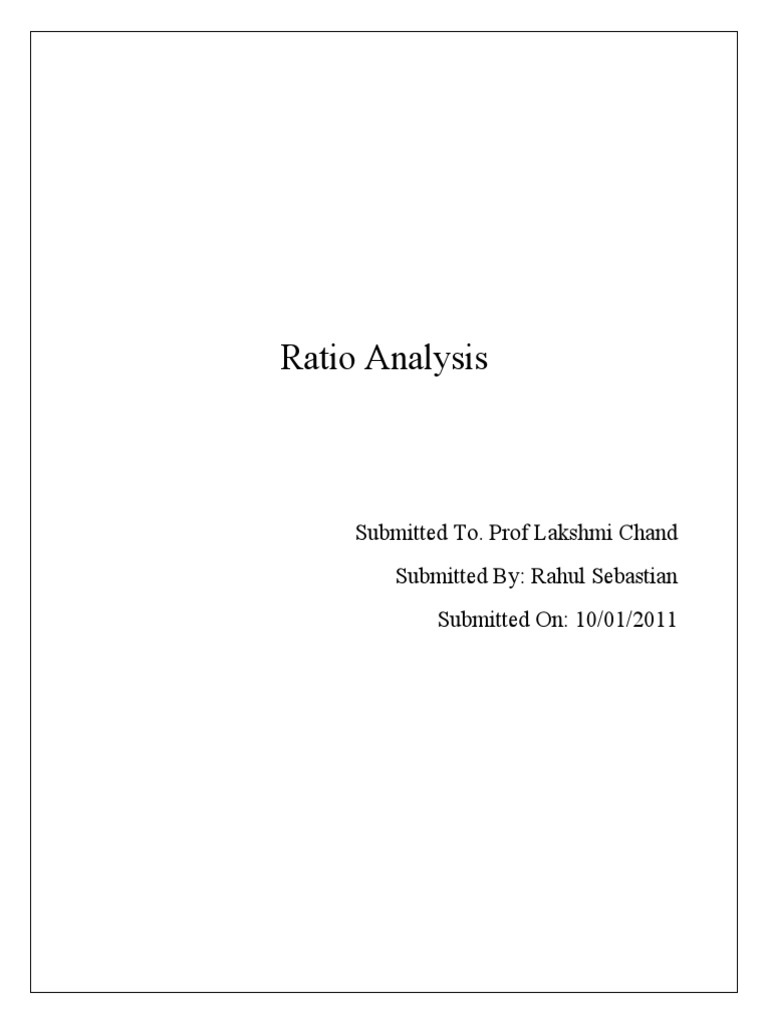 Reliance Industries Ratio Analysis 2009 | PDF | Dividend | Equity (Finance)