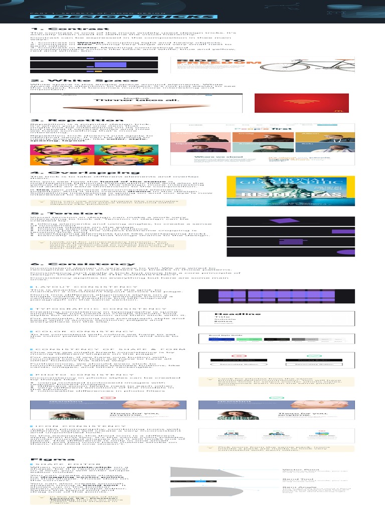 Design Secrets: Contrast & Consistency | PDF | Composition (Visual Arts ...