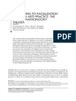 Responding To Racialization Through Arts Practice: The Case of Participatory Theater