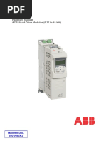 Hardware Manual ACS850-04 Drive Modules (0.37 To 45 KW) : Maillefer Doc. 550 0480X.2