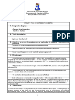 Projeto Final de Microcontroladores Renato Silva Fagundes e Vanilson Santos PDF