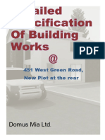 Specification For Building-Works-New Build West Green Road