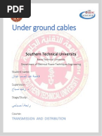 Under Ground Cables: Southern Technical University