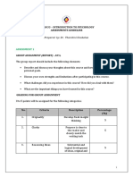 Assessments Guideline (Online Class)