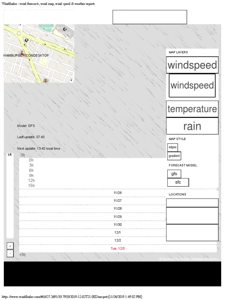 Windfinder - Wind Forecasts, Wind Map, Wind Speed Weather Reports | PDF ...