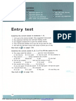 Entry test document summarized