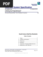 Materials System Specification