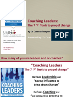 City of Cape Town Coaching Leaders:: The 7 P' Tools To Propel Change