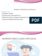 Normas para Clases Virtuales Lina 96+