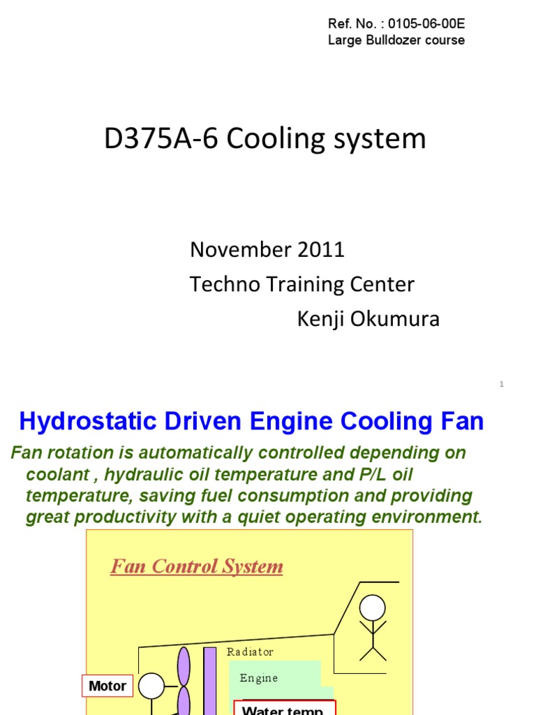 D375A-6 Cooling System | PDF | Pump | Valve