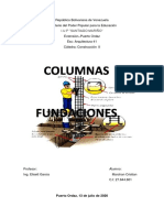 Columnas y Fundaciones,Cristian Marchan