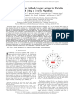 Cooley - Design of Sparse Halbach Magnet Arrays for Portable MRI Using a Genetic Algorithm