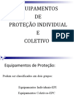 Equipamentos de proteção individual e coletiva