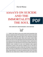 David Hume Essays on Suicide