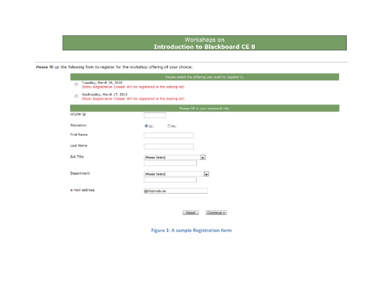 Sample Registration Form Template | PDF