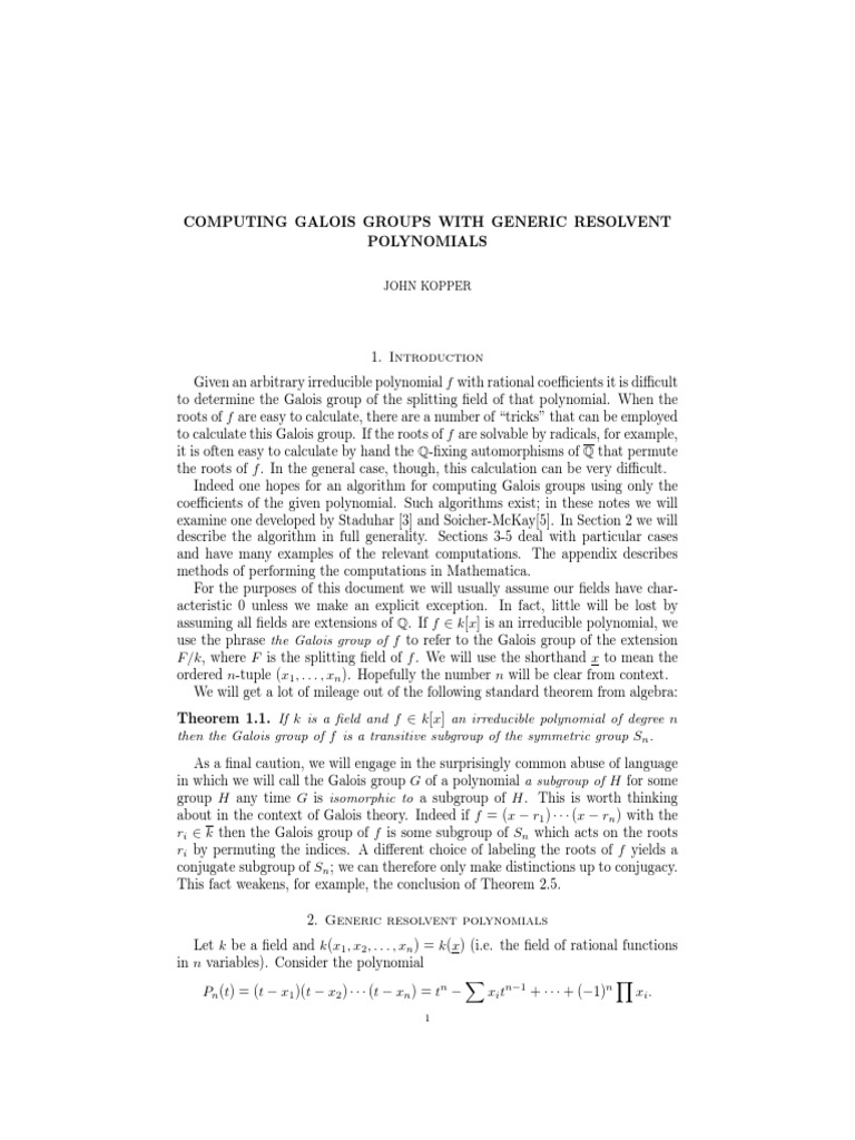 Ef 58 PDF Field (Mathematics) Group (Mathematics)