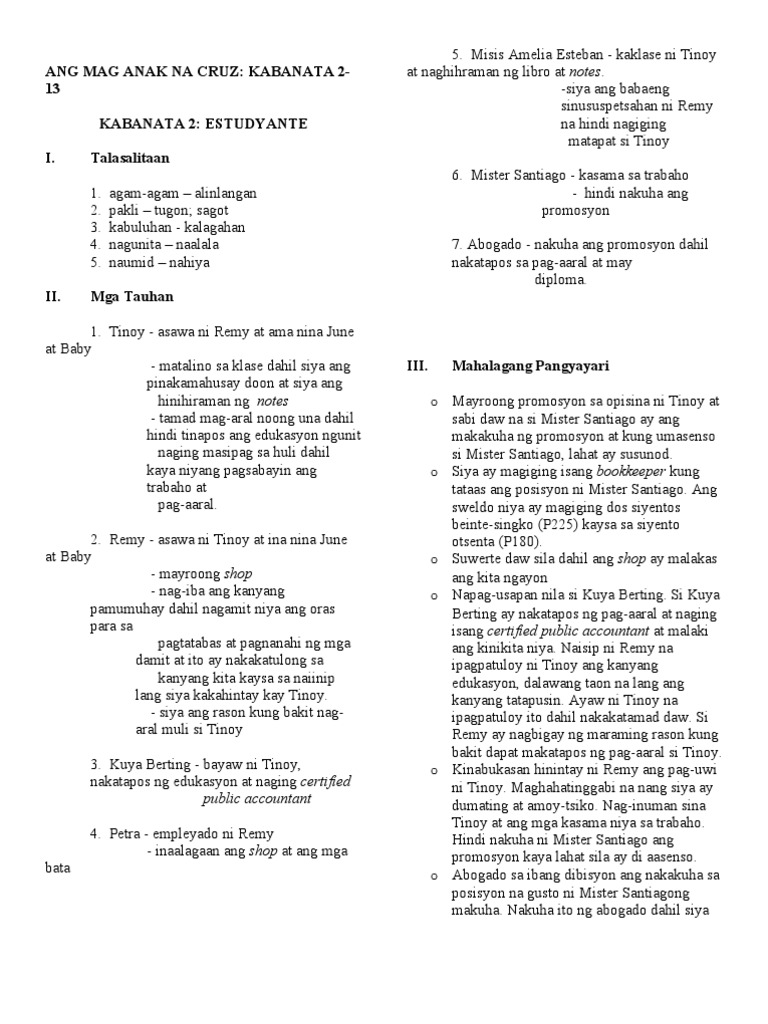 Ang mag anak na cruz book report 06 image