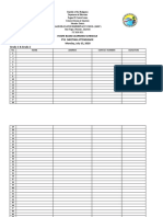 PTA Attendace Sheet 2020