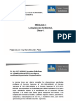 Módulo 2. La Legislación Ambiental. Clase 4