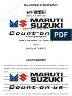 Promotional Strategy of Maruti Suzuki