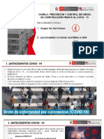 Charla Prevencion y Control de Obras de Construccion Frente Al Covid 19 PDF