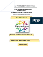 Tarea 1 Matematicas II Jonathan Cheza Ibarra PDF