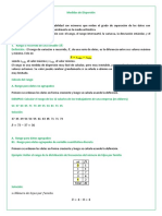 Medidas de Dispersión - Estadística 1 PDF