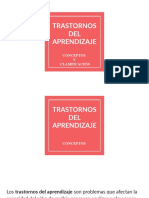 TRASTORNOS DEL APRENDIZAJE - Conceptos y Clasificacion-2