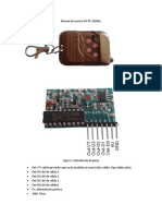 Manual de Usuario KIT RF 315Mhz PDF