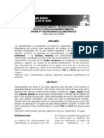 Reconocimiento de carbohidratos: clasificación, propiedades y pruebas cualitativas