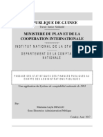 Republique de Guinee: Ministere Du Plan Et de La Cooperation Internationale