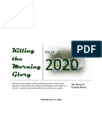 Killing the Morning Glory - 2020 07 14
