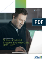 Nutanix Certified Systems Engineer-Core Beta Exam