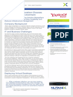 Yahoo Japan Corporation Chooses Nutanix For VDI Environment: Company Background