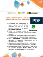 Normas y Condiciones. E-Medios Sincrónicos PDF