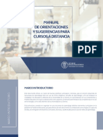 OED. Manual para Cursos A Distancia