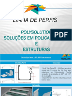 Linha de Perfis de Aluminio para Policarbonato Polysolution 2017 1