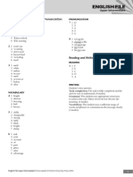 English File: Answer Key