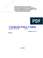 Analisis Condición Física