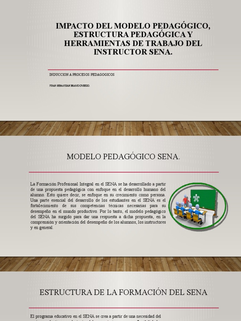 Modelo Pedagógico del SENA | PDF | Aprendizaje | Modificación de ...