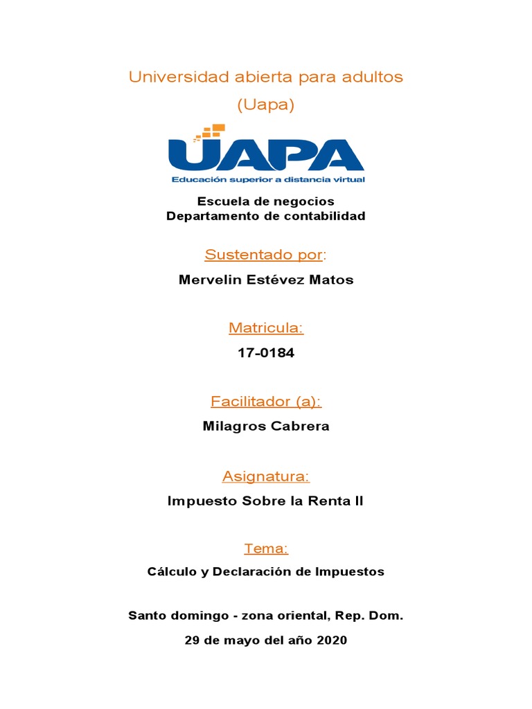 Tarea 2 de Impuesto Sobre La Renta II | PDF | Impuestos | Gobierno