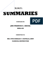 Racal Joe Francis C. Pharmacology Summaries