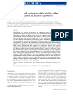 Lovell 2014 MolEco Mating System and Environmental Variation Drive Patterns of Adapt in B Spatifolia