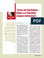 Crisis Del Capitalismo Global y El Previsible Colapso Civilizatorio