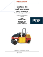 Compactador de Llantas Dynapac CP142 Manual Operador PDF