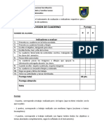 Pauta Revision de Cuadernos