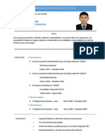 CV de Angelo Yaringaño 2020