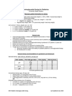 Aminoglycoside Dosing Pediatric