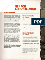 Theater of The Mind Guidelines PDF