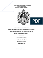 Propuesta de Mejora Del Control de Calidad Del Proceso Productivo de Ladrillo N°12 en La Fábrica de Sermatcon S.R.L